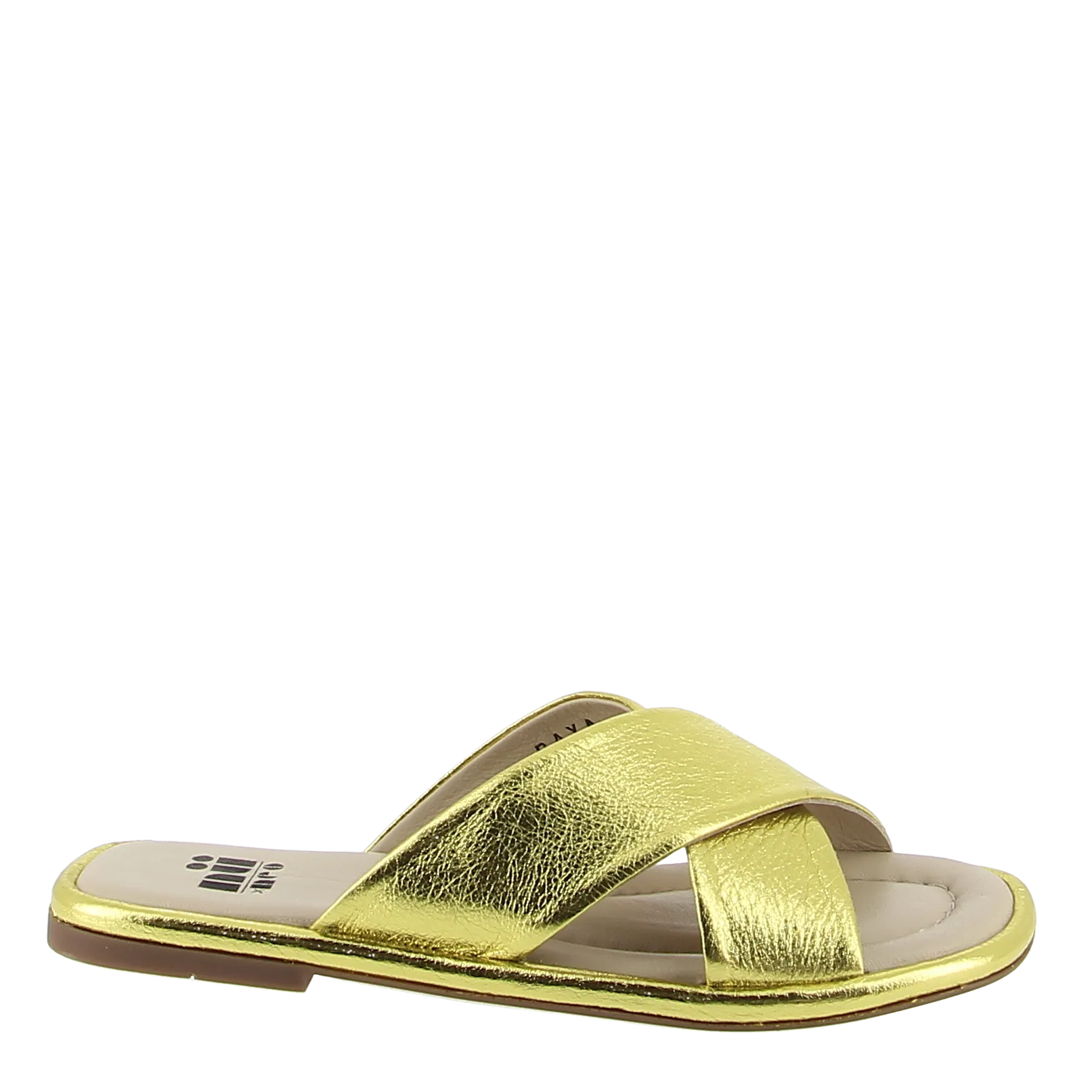 Nu By Neo Raya Metallic Yellow Slide
