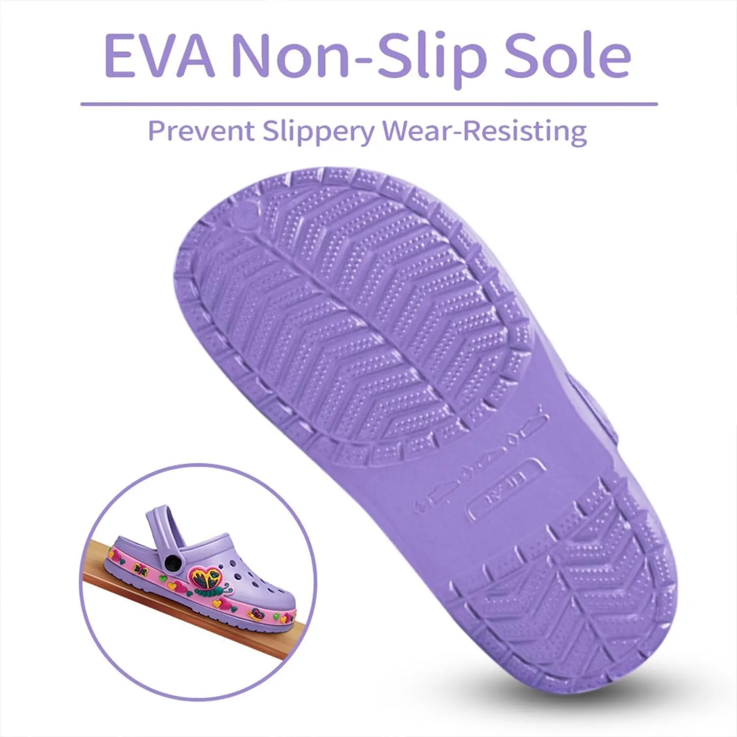 OHSNMAKSL Toddler Clog Slippers Garden Sandals Slip On Water Shoes Sneakers Cartoon Slides for Boys and Girls Children Beach Pool Shower