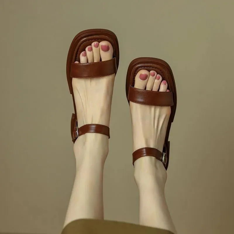 Orthopedic Low Heel Sandals