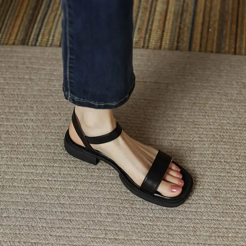 Orthopedic Low Heel Sandals