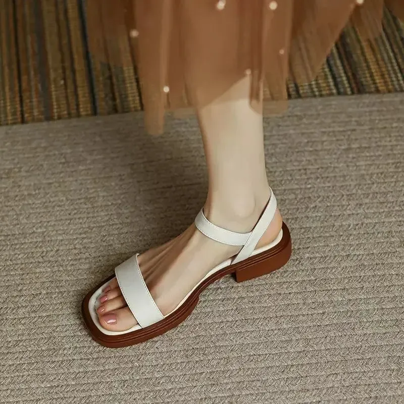 Orthopedic Low Heel Sandals