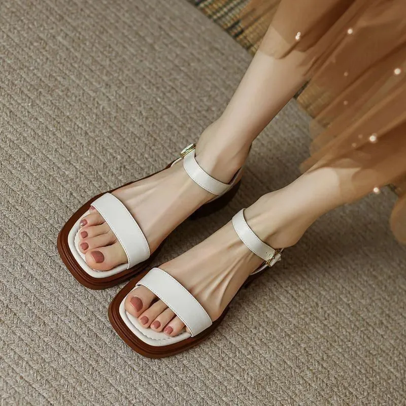 Orthopedic Low Heel Sandals