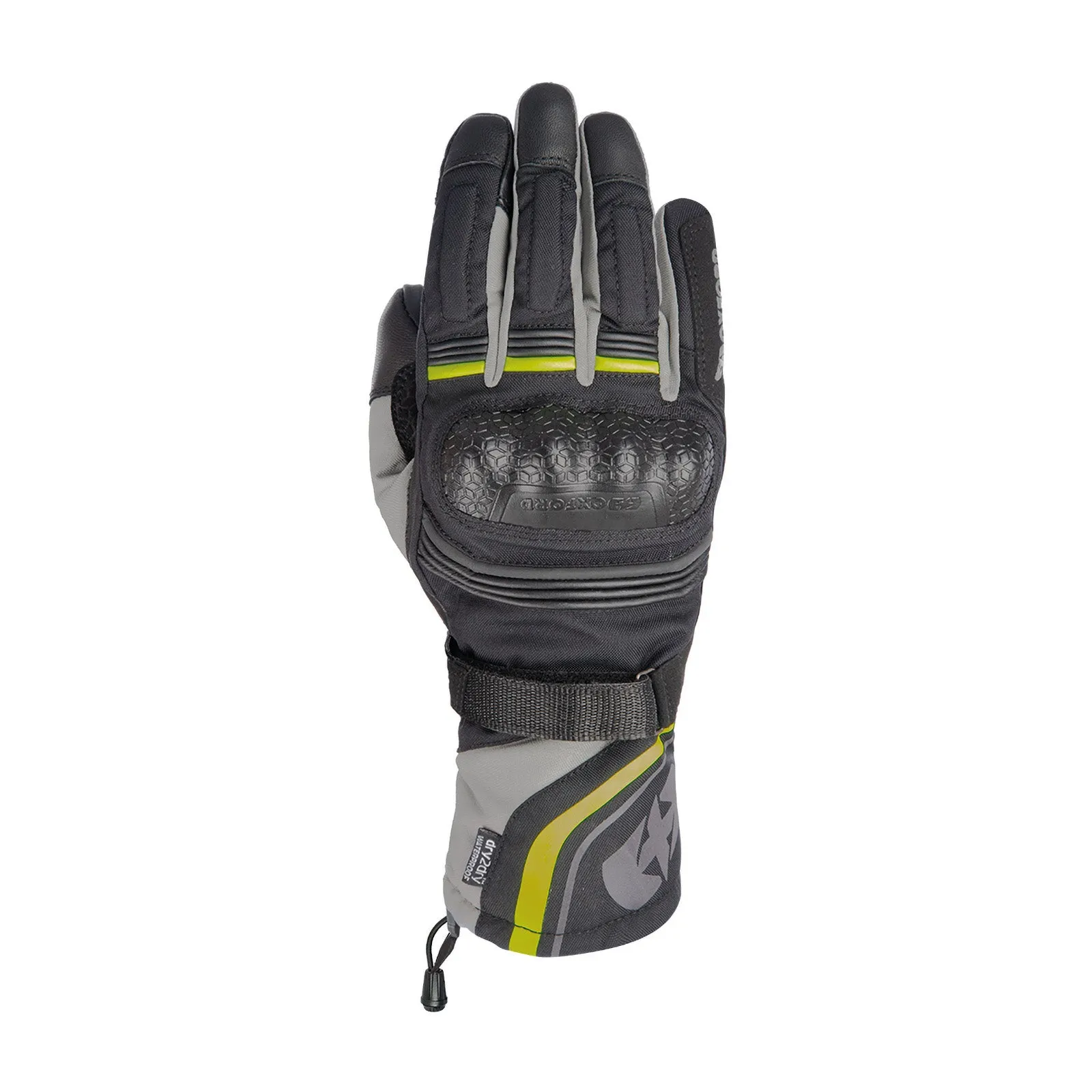 OXFORD Montreal 4.0 Dry2Dry Gloves - Black / Grey / Fluro (3XL) #OXGM2011053XL