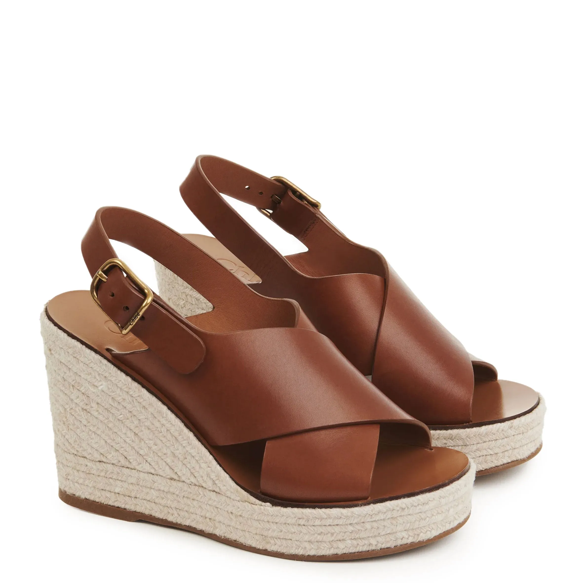 Pary Espadrille Wedge, Ginger Brown