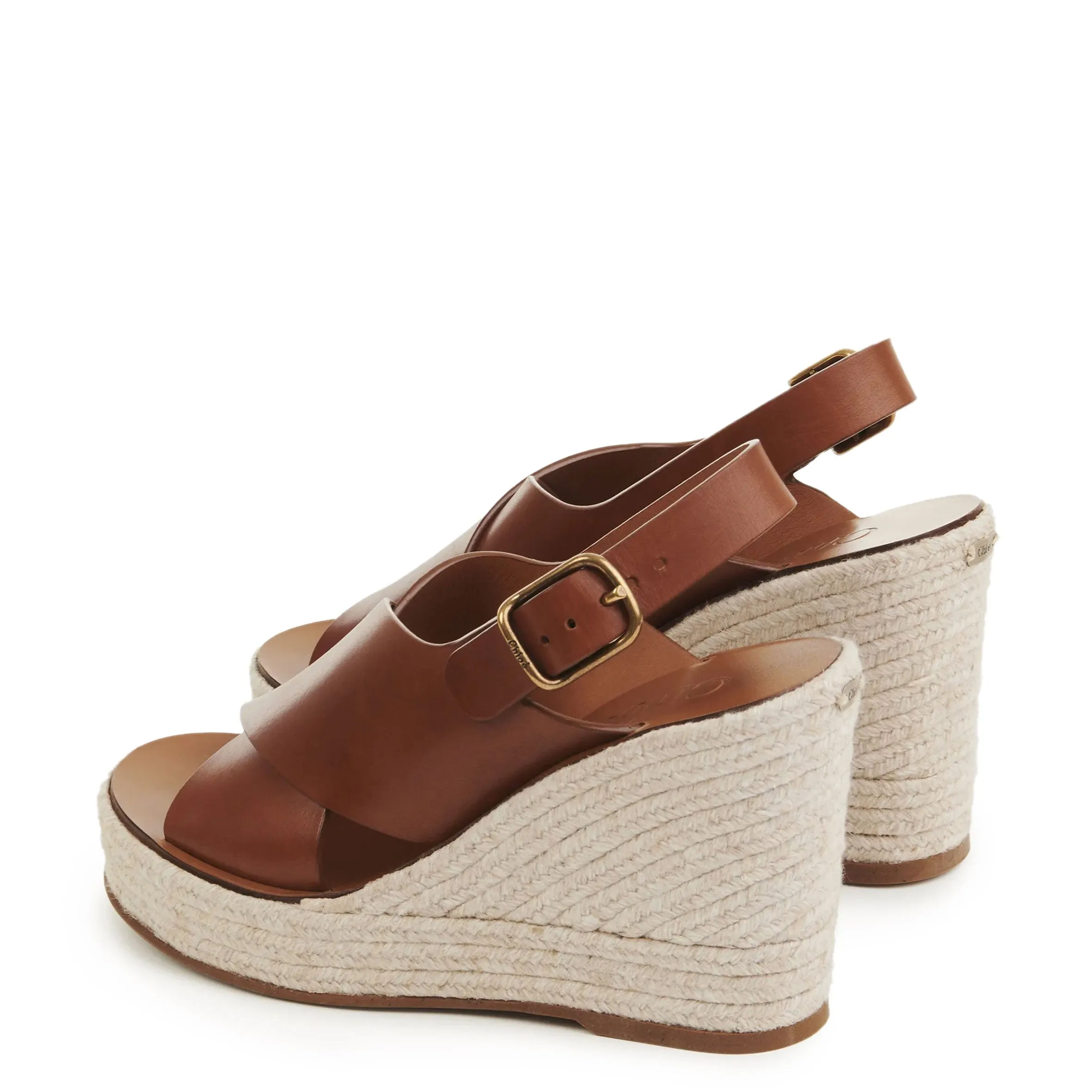 Pary Espadrille Wedge, Ginger Brown
