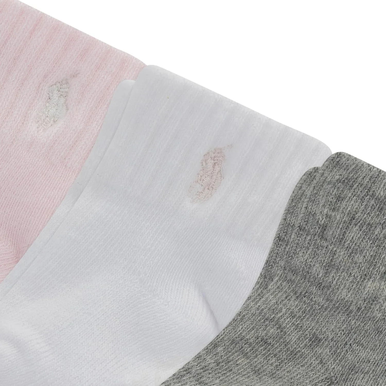Polo Ralph Lauren Baby Classic Sport Ankle Socks-6 Pair Pack-Soft Stretchy Yarn & Stay Up Top