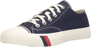 PRO-Keds Men's Royal Lo Lace Up Fashion Sneaker, Navy Canvas, 4.5