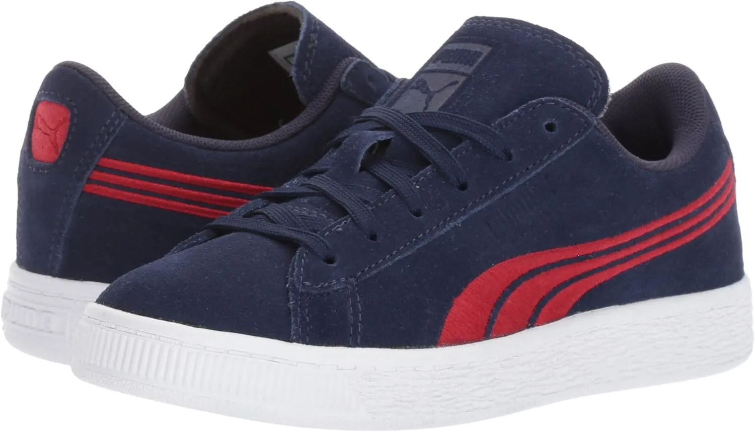 PUMA Girls' Suede Classic Badge PS Sneaker