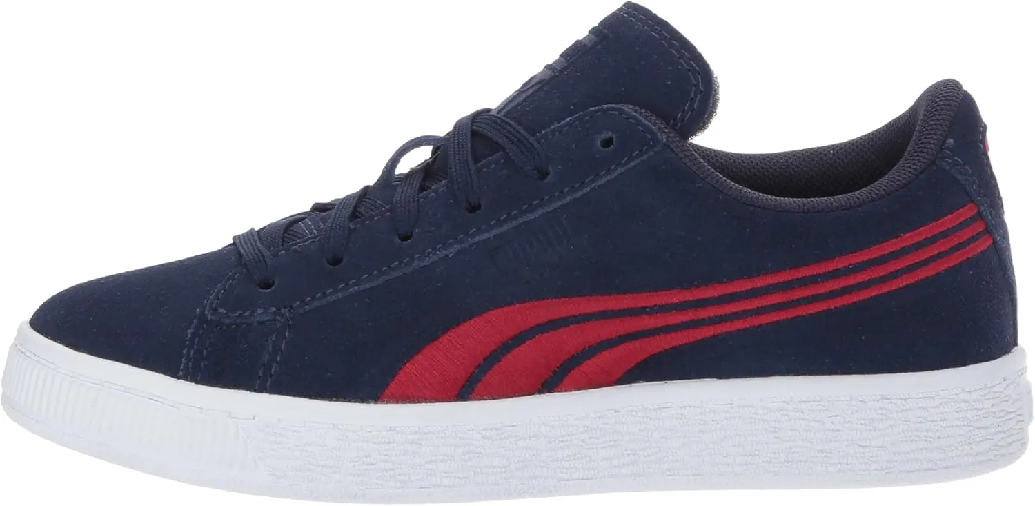 PUMA Girls' Suede Classic Badge PS Sneaker