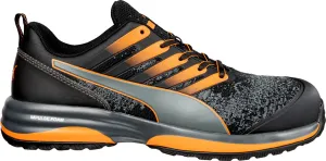 PUMA Men's Charge Sneaker, Black-Orange Eh, 11.5