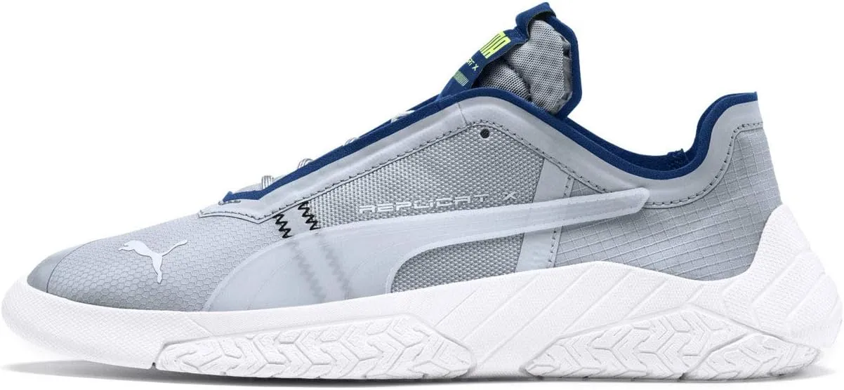 Puma Unisex-Adult REPLICAT X Circuit Sneaker, Grey Dawn-Galaxy Blue White, 9 M US