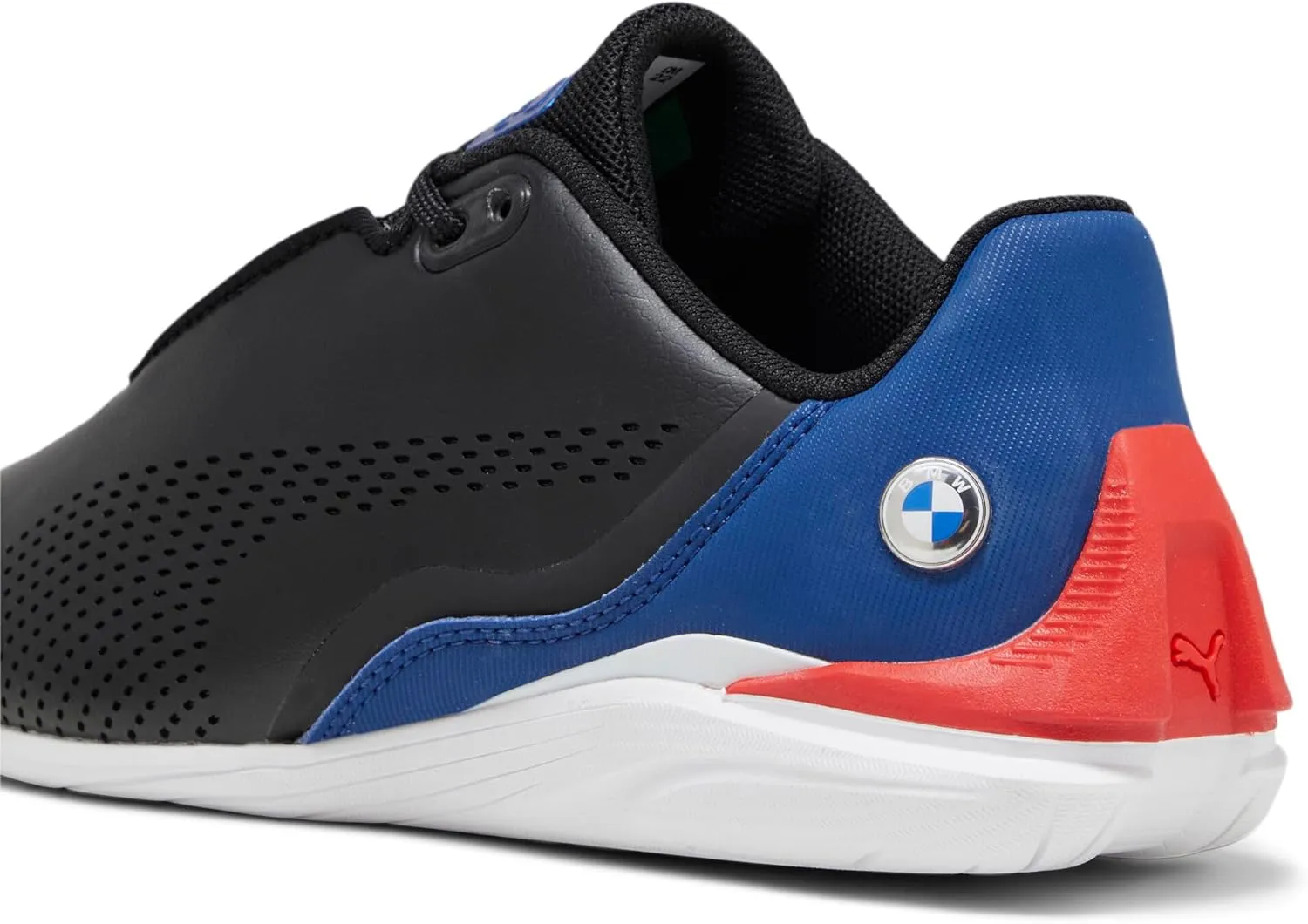 PUMA Unisex-Child Shoes BMW M Motorsport Drift Cat Decima Sneaker, Black-Pro Blue, 4.5 US Big Kid