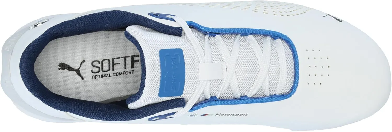 PUMA Unisex-Child Shoes BMW M Motorsport Drift Cat Decima Sneaker, Black-Pro Blue, 4.5 US Big Kid