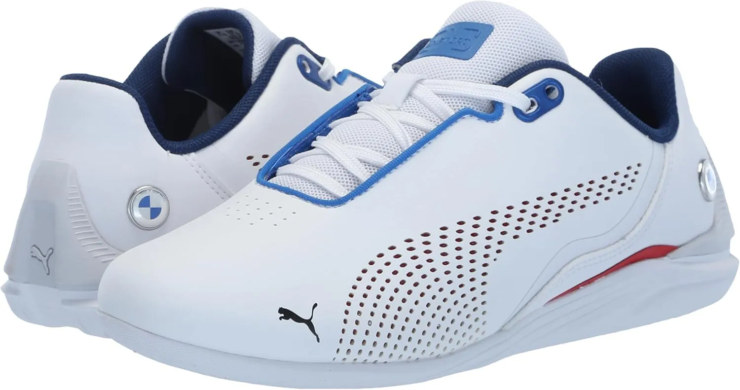 PUMA Unisex-Child Shoes BMW M Motorsport Drift Cat Decima Sneaker, Black-Pro Blue, 4.5 US Big Kid