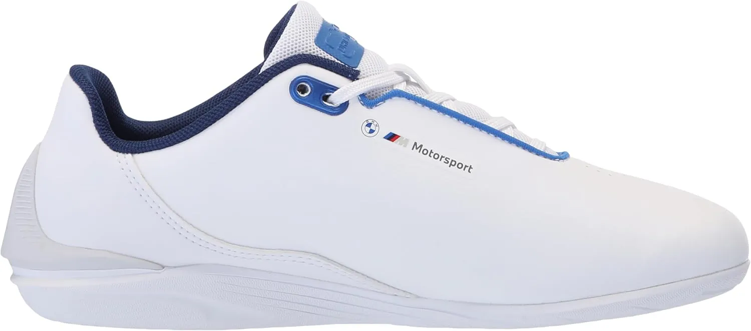 PUMA Unisex-Child Shoes BMW M Motorsport Drift Cat Decima Sneaker, Black-Pro Blue, 4.5 US Big Kid