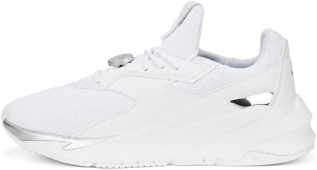 Puma - Womens Fier Nitro Metallic Shoes, Size: 7.5 M US, Color: Puma White