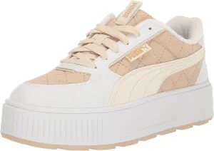 PUMA Women's KARMEN REBELLE VAN LIFE Sneaker, Granola-Alpine Snow-PUMA White, 8.5
