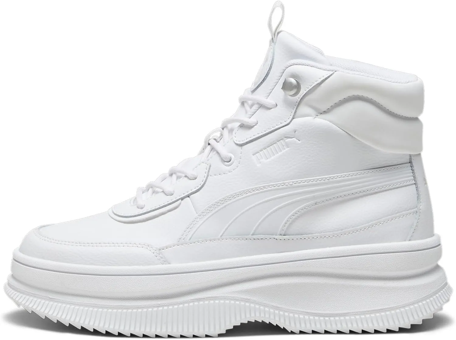 PUMA Women's MAYRA Sneaker, Puma White-Puma White-Puma Silver, 10