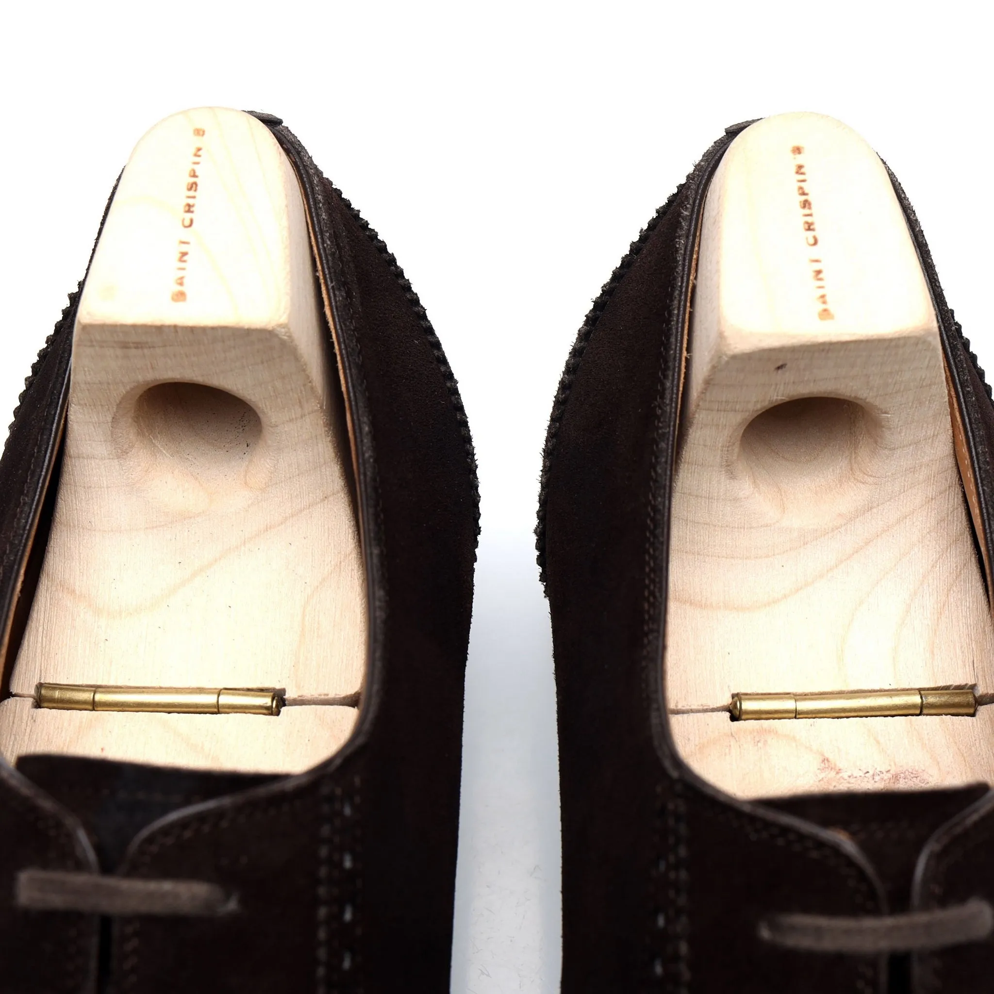 'Queens 564' Dark Brown Suede Oxford UK 11 F