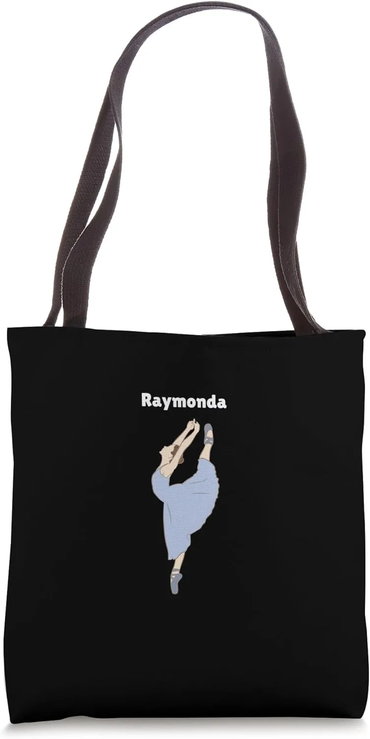 RAYMONDA BALLET Dancer Ballerina Pointe Shoe Dance Graphic Tote Bag