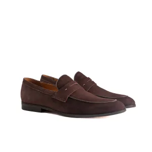 Redfield Suede Oxford in Burgundy