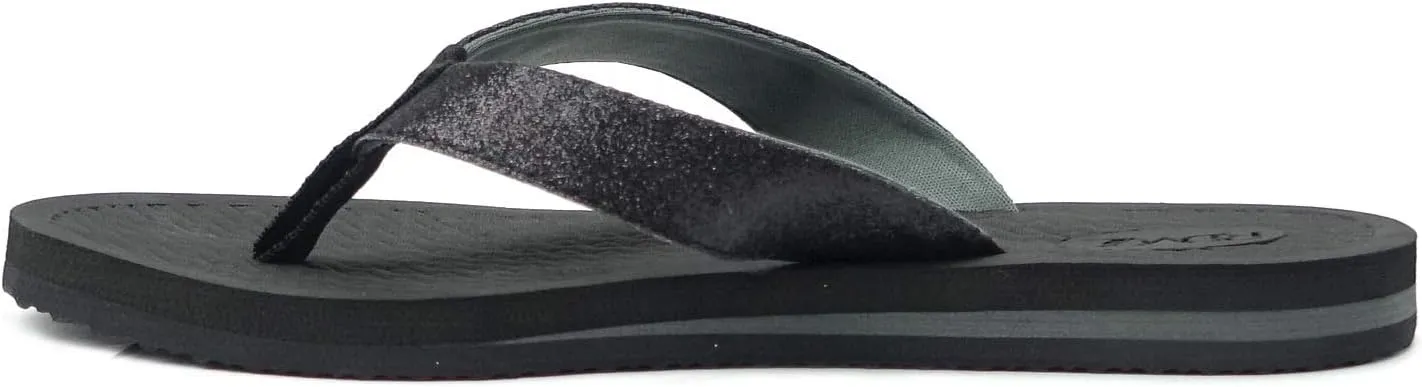 REDVOLUTION Women's Braided Beach Sandals | Classic Synthetic Leather Flip Flop Casual PU Shoe