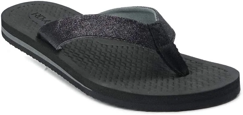 REDVOLUTION Women's Braided Beach Sandals | Classic Synthetic Leather Flip Flop Casual PU Shoe