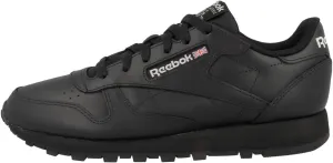 Reebok Women's Classic Leather Sneaker, Core Black Core Black Pure Grey 5, 9 US