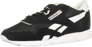 Reebok Women's Classic Nylon Sneaker, Black, 8