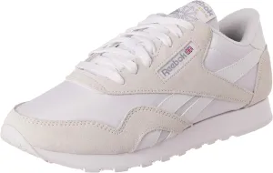 Reebok Women's Classic Nylon Sneaker, Ftwr White Ftwr White Ftwr White, 8 US