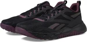 Reebok Women's NFX Trainer Sneaker, Black/Midnight Plum/Footwear White, 7