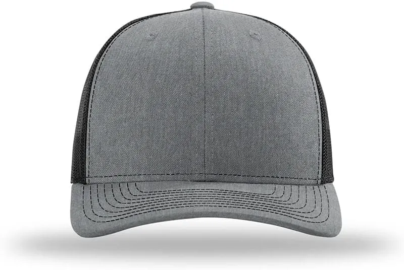 Richardson 112 Trucker XL Structured Classic Adjustable Snapback Hat Bundle with THP Hat & Clothing Brush Extra Large