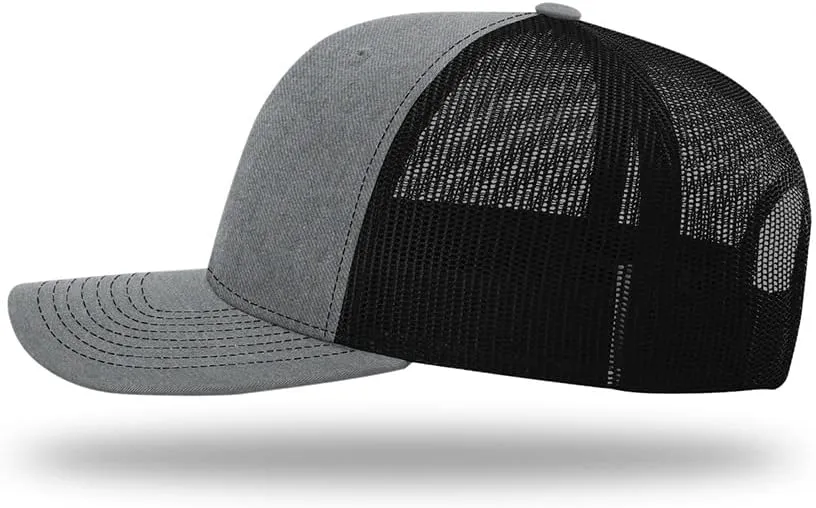 Richardson 112 Trucker XL Structured Classic Adjustable Snapback Hat Bundle with THP Hat & Clothing Brush Extra Large