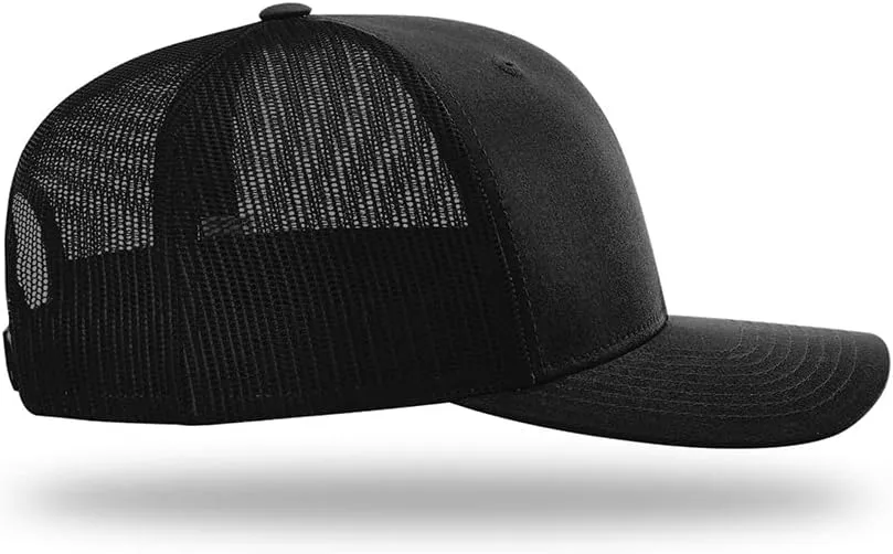 Richardson 112 Trucker XL Structured Classic Adjustable Snapback Hat Bundle with THP Hat & Clothing Brush Extra Large