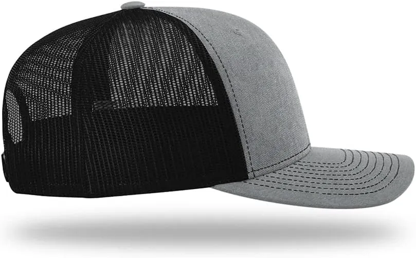 Richardson 112 Trucker XL Structured Classic Adjustable Snapback Hat Bundle with THP Hat & Clothing Brush Extra Large