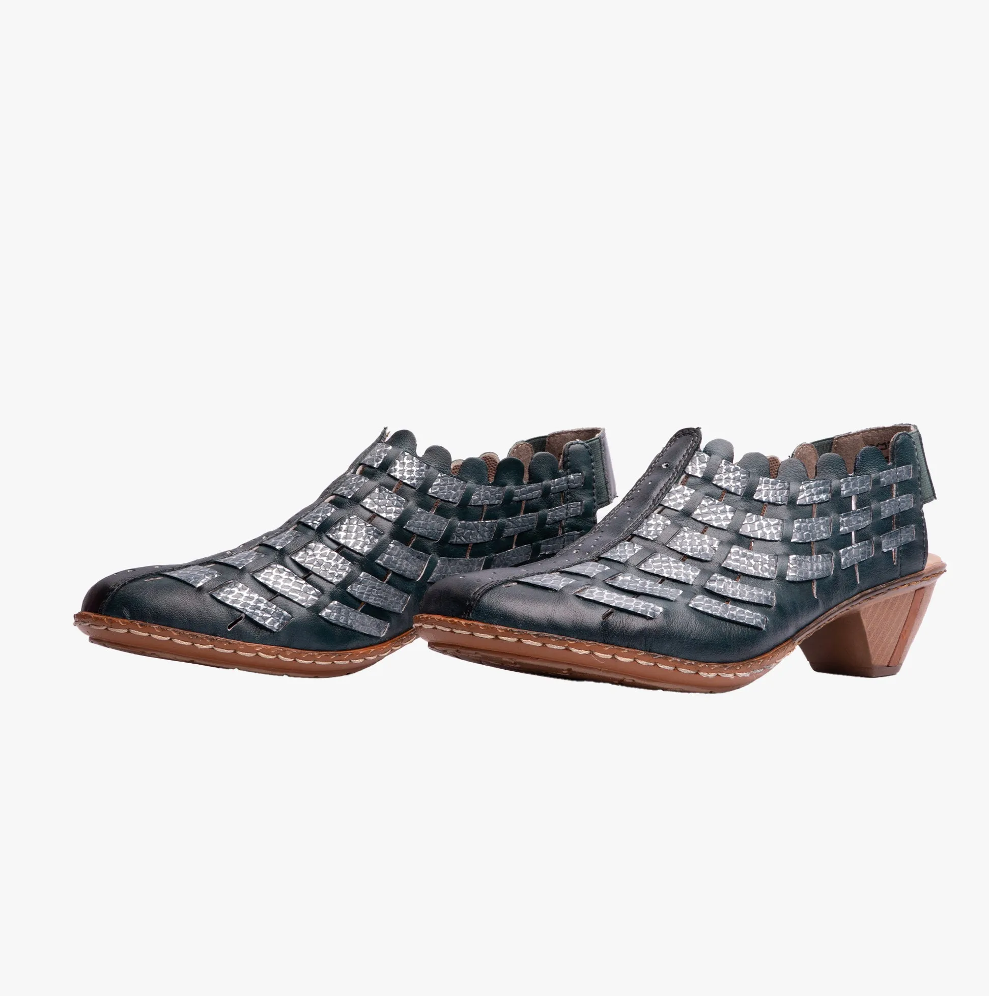 Rieker 46778-10 Womens Shoes Green