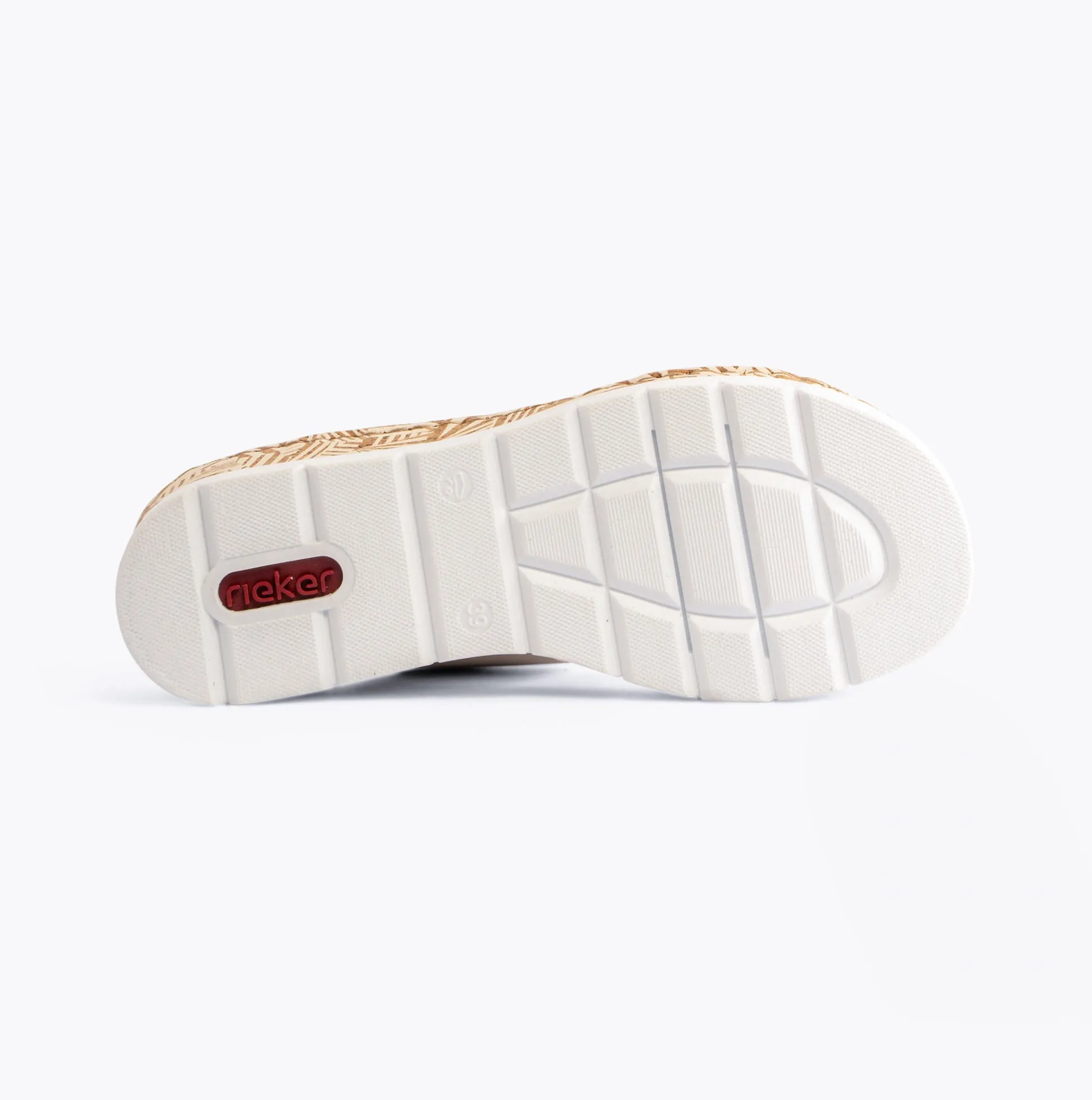 Rieker V3950-61 Womens Sandals Beige