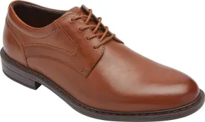 ROCKPORT Tanner Plain Toe Men's Cognac Oxfords 8.5W