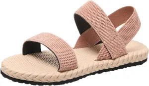 Sandals for Women Summer 2025 Comfortable Shoes Open Toe Ankle BackStrap Wide Fit Walk With Arch Support