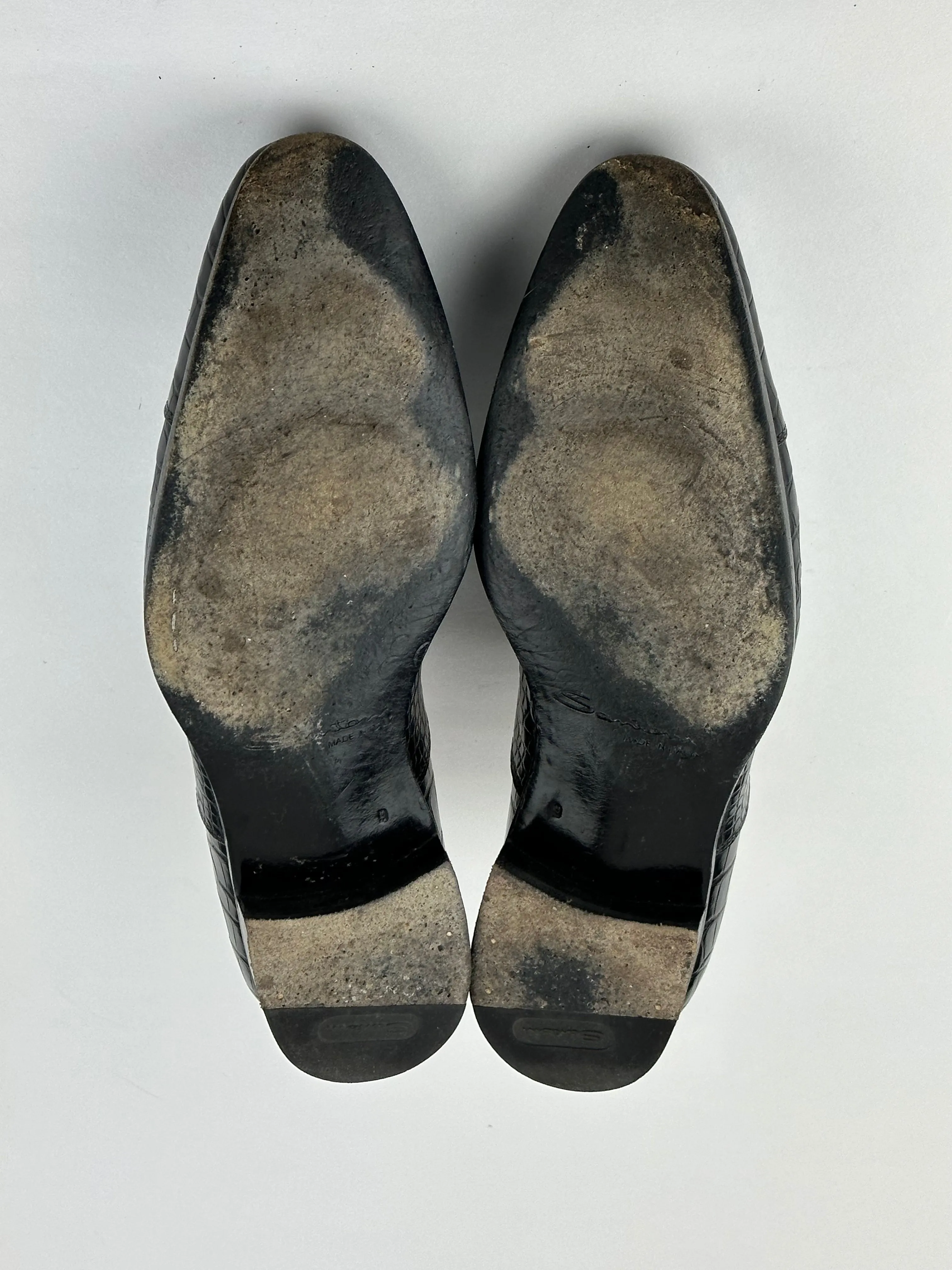 Santoni Mississippi Alligator Oxford Lace-Ups