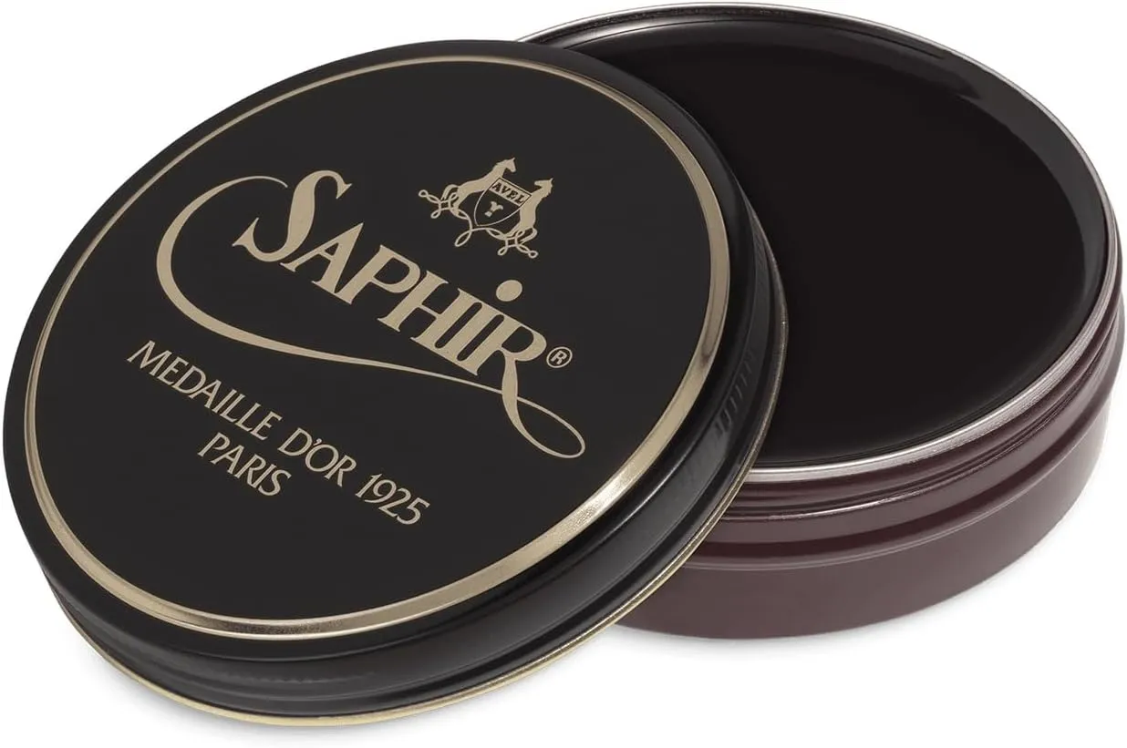 SAPHIR Medaille d'Or Pate De Luxe Shoe Polish 50ml - Burgundy