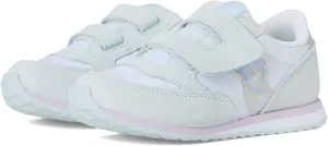 Saucony Kids Originals Jazz Hook & Loop Sneaker (Toddler/Little Kid), White/Blue, 9 US Unisex