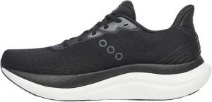 Saucony Men's Triumph 23 Sneaker, Black/White, 13