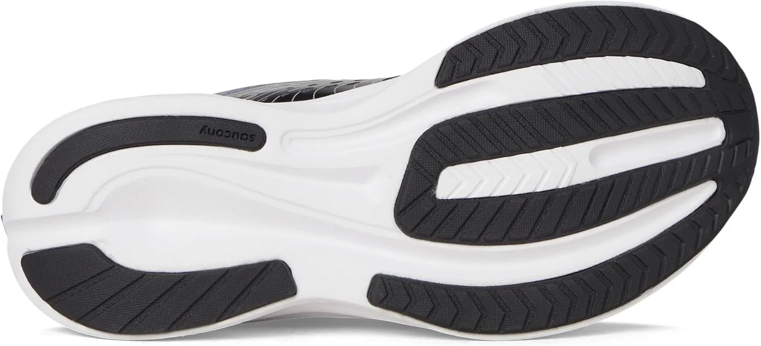 Saucony Ride Kidz Sneaker, Black/White, 1.5 US Unisex Big Kid