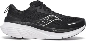 Saucony Women's Guide 18 Sneaker, Black/White, 7