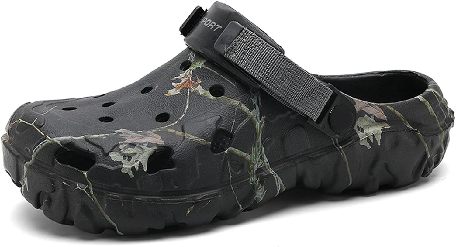 SECHRITE Women's Clogs Athletic Sports Outdoor Sandals Water Beach Shoes with Cushioned Footbed Lightweight Comfortable Breathable with Adjustable Back Strap - Arch Comfortable