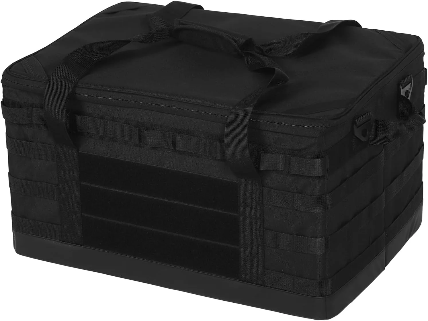 Septpenta 60L Camping Bag, Camping Cookware Organizer Trunk Organizer, Large Capacity, Adjustable Removable Dividers, 54 X 37 X 30cm for Outdoor Camping, Picnic, Travel