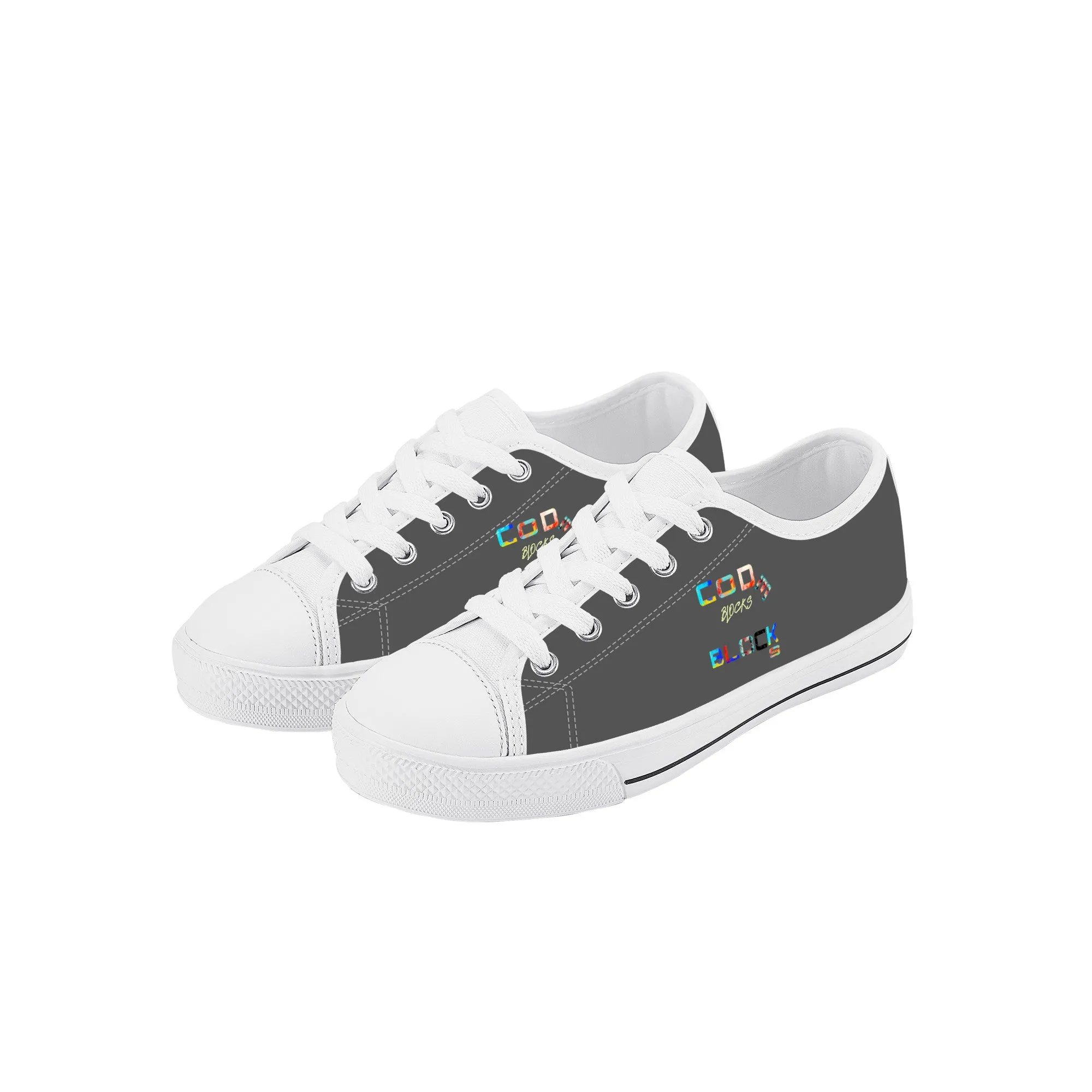 SF_K13 Kids Low Top Canvas Shoes