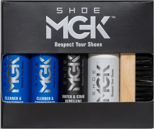 Shoe MGK MVP Shoe Cleaner Kit Shoe Cleaner & Conditioner, Water & Stain Repellent, White Touch Up & Brush