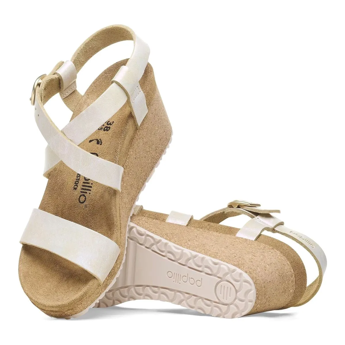 Sibyl Wedge Metallic Sandals